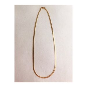 18kt gold filled herringbone chain choker ✨